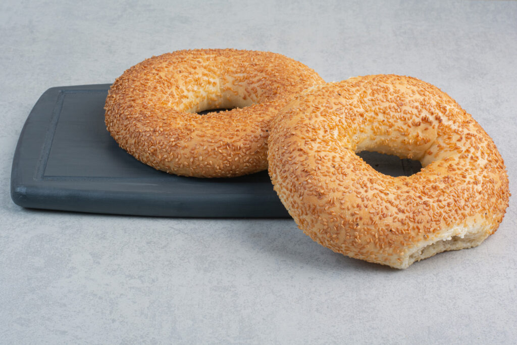 Kürbis-Bagel
